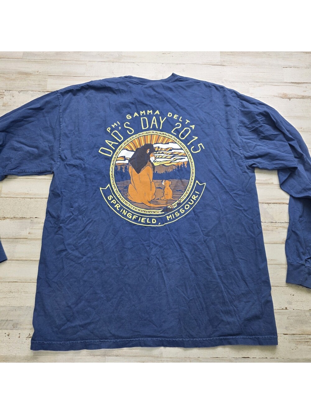 Phi Gamma Delta Dad's Day 2015 Missouri State XL Long Sleeve Graphic Tee FIJI
